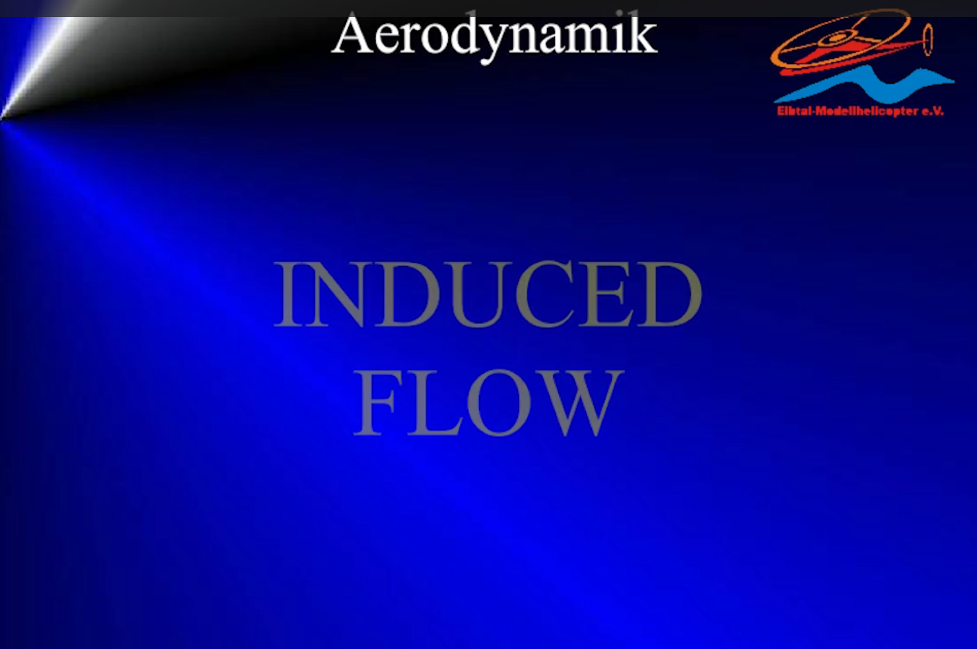 Aerodynamik - induzierte Strömung